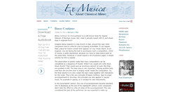 Desktop Screenshot of exmusica.org